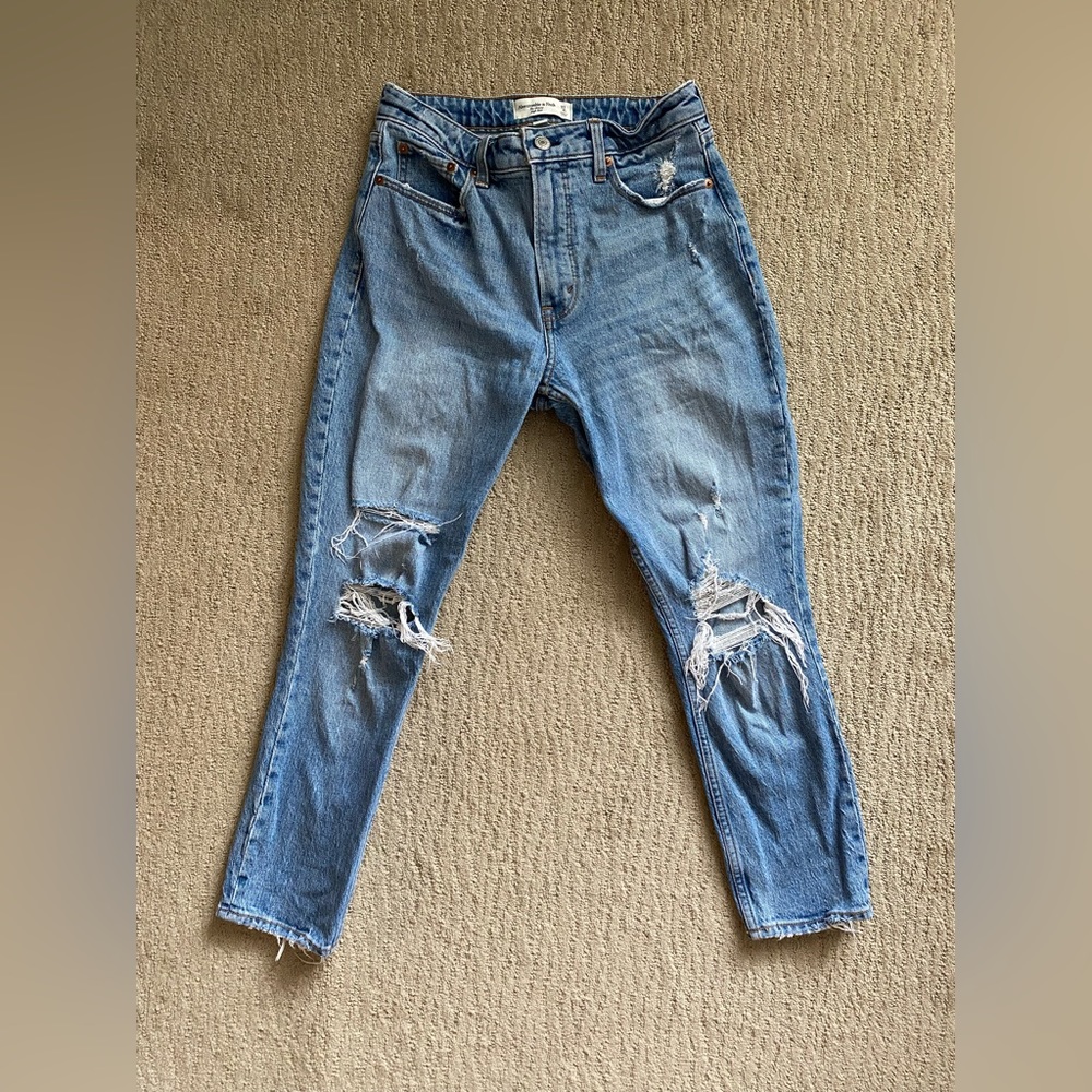 Abercrombie & Fitch The Skinny High Rise Curve Love Jeans